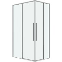 Grossman Galaxy 90x70x195 300.K33.01.9070.10.00 (хром/прозрачное стекло)