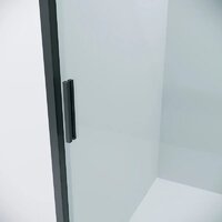 Grossman Style 130x70x195 120.K33.05.1370.21.00 (черный матовый/прозрачное стекло) Image #2