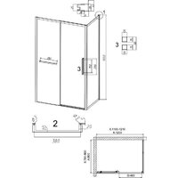 Grossman Style 120x80x195 120.K33.05.1280.21.10 (черный матовый/тонированное стекло) Image #11