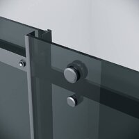 Grossman Classic 100x80x195 120.K33.04.1080.21.10 (черный матовый/тонированно стекло) Image #7