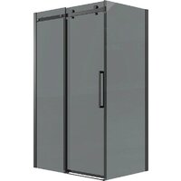 Grossman Classic 100x80x195 120.K33.04.1080.21.10 (черный матовый/тонированно стекло) Image #1