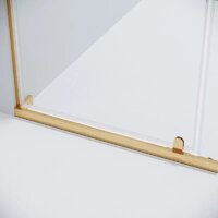 Grossman Pragma 100x80x195 120.K33.03.1080.32.00 (золото сатин/стекло прозрачное) Image #3