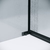 Grossman Pragma 120x90x195 120.K33.03.1290.21.02 (черный матовый/стекло шиншилла) Image #5