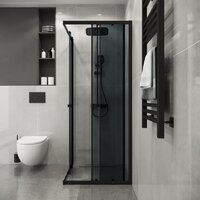 Niagara Eco NG-1009-14QT 90x90x190 (черный/стекло тонированное) Image #4