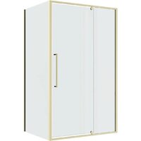 Niagara Nova NG-45-12ASG-A80SG-34 120х80х195 (золото сатин/прозрачное стекло)