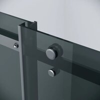 Grossman Classic 150x80x195 120.K33.04.1580.21.10 (черный матовый/стекло тонированное) Image #4