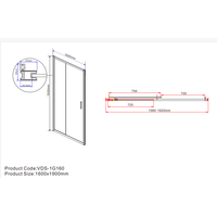 Vincea Garda VDS-1G160CL (хром/прозрачное) Image #5