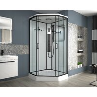 Niagara NG-6901-01GD Black 90x90x220 (прозрачное стекло) Image #1