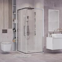 Grossman Cosmo 90x90x195 300.K33.02.9090.10.00 (хром/прозрачное стекло) Image #9