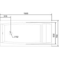 Cersanit Virgo 150x75 (с ножками) Image #5