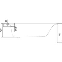 Cersanit Virgo 150x75 (с ножками) Image #6