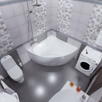 Triton Троя 150x150 (с каркасом, экраном и сифоном) Image #4