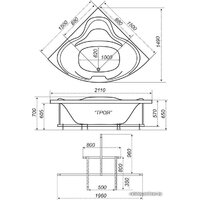 Triton Троя 150x150 (с каркасом, экраном и сифоном) Image #6