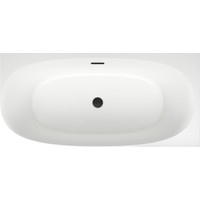 Wellsee Belle Spa 2.0 160x75 235803003 (пристенная ванна (правая) белый глянец, экран, каркас, сифон-автомат матовый черный) Image #4