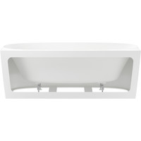 Wellsee Belle Spa 2.0 170x75 235804001 (пристенная ванна белый глянец, экран, каркас, сифон-автомат хром) Image #3