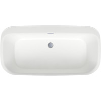 Wellsee Brillant iCon 160x80 236001001 (отдельностоящая ванна белый глянец, экран, ножки, сифон-автомат хром) Image #4