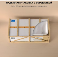 Wellsee Pure BY Wellsee 166x77 230710001 (отдельностоящая ванна белый глянец/мат. светло-розовый, экран, ножки, сифон-автомат хром) Image #9