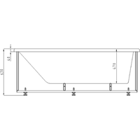 Aquatek Дива 170x90 (с ножками, левая) Image #5