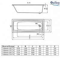 Alba Spa Valencia 170x70 (с экраном) Image #5