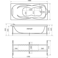 Triton Персей гидромассажная 190x90 Люкс Image #3