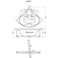 Triton Сабина 160x160 Экстра Базовая (с гидромассажем) Image #2