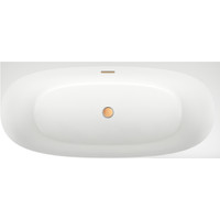 Wellsee Belle Spa 2.0 170x75 235806004 (пристенная ванна (правая) белый глянец, экран, каркас, сифон-автомат золото) Image #4