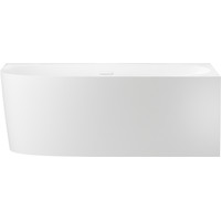 Wellsee Belle Spa 2.0 160x75 235803002 (пристенная ванна (правая) белый глянец, экран, каркас, сифон-автомат глянцевый белый) Image #1