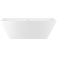 Wellsee Cute Twin S 168x75 23830101R (отдельностоящая ванна белый глянец, экран, ножки, сифон-автомат хром)