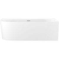 Wellsee Collaro 170x80 28910501R (пристенная ванна (правая) белый глянец, экран, ножки, сифон-автомат хром) Image #1