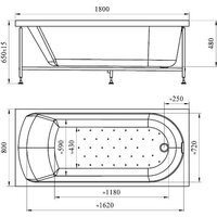 Radomir Николь 180x80 2-01-0-0-1-210Р (с каркасом) Image #11