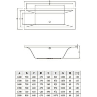 Bonito Home Valencia 180x80 (с ножками) Image #2