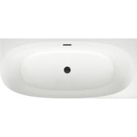 Wellsee Belle Spa 2.0 170x75 235806003 (пристенная ванна (правая) белый глянец, экран, каркас, сифон-автомат матовый черный) Image #4