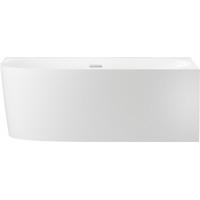 Wellsee Belle Spa 2.0 160x75 235803001 (пристенная ванна (правая) белый глянец, экран, каркас, сифон-автомат хром) Image #1