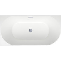 Wellsee Belle Spa 150x75 235701001 (пристенная ванна (левая) белый глянец, экран, каркас, сифон-автомат хром) Image #4
