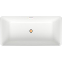 Wellsee DeSire 159,5x77 231501004 (отдельностоящая ванна белый глянец, экран, ножки, сифон-автомат золото) Image #4