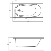 Cersanit Nike 150x70 (с ножками) Image #3