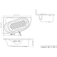 Triton Изабель гидромассажная 170x100L Стандарт Image #3