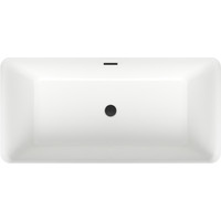 Wellsee DeSire 159,5x77 231501003 (отдельностоящая ванна белый глянец, экран, ножки, сифон-автомат матовый черный) Image #4