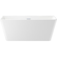 Wellsee Graceful Pro 150x77 230902001 (отдельностоящая ванна белый глянец, экран, ножки, сифон-автомат хром)