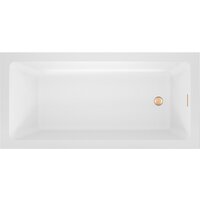 Wellsee FreeDom 2.0 180x85 23300304R (встраиваемая ванна белый глянец, сифон-автомат золото) Image #1