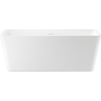 Wellsee DeSire 159,5x77 231501002 (отдельностоящая ванна белый глянец, экран, ножки, сифон-автомат глянцевый белый)