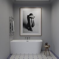 Wellsee Excellence Pro 180x80 28760804R (пристенная ванна (левая) белый глянец, экран, ножки, сифон-автомат золото) Image #8
