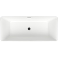 Wellsee DeSire 175,5x76 231503003 (отдельностоящая ванна белый глянец, экран, ножки, сифон-автомат матовый черный) Image #4