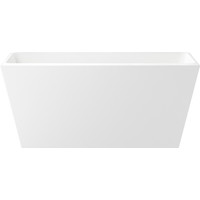 Wellsee Graceful Pro 140x74 230901003 (отдельностоящая ванна белый глянец, экран, ножки, сифон-автомат матовый черный) Image #3