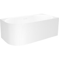 Wellsee Collaro Mini 140x70 28870502R (пристенная ванна (правая) белый глянец, экран, ножки, сифон-автомат глянцевый белый) Image #2