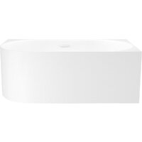 Wellsee Collaro Mini 140x70 28870502R (пристенная ванна (правая) белый глянец, экран, ножки, сифон-автомат глянцевый белый) Image #1
