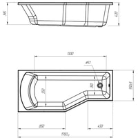 1Марка Convey 170x75 (правая) Image #3