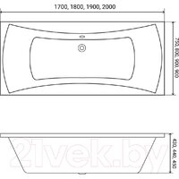 Lauter Belgravia 170x75 21110170 (с ножками) Image #13