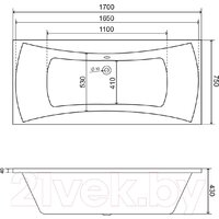 Lauter Belgravia 170x75 21110170 (с ножками) Image #14