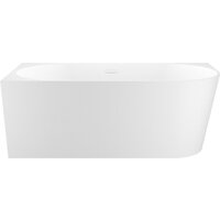 Wellsee Excellence Pro 180x80 28760802R (пристенная ванна (левая) белый глянец, экран, ножки, сифон-автомат глянцевый белый)